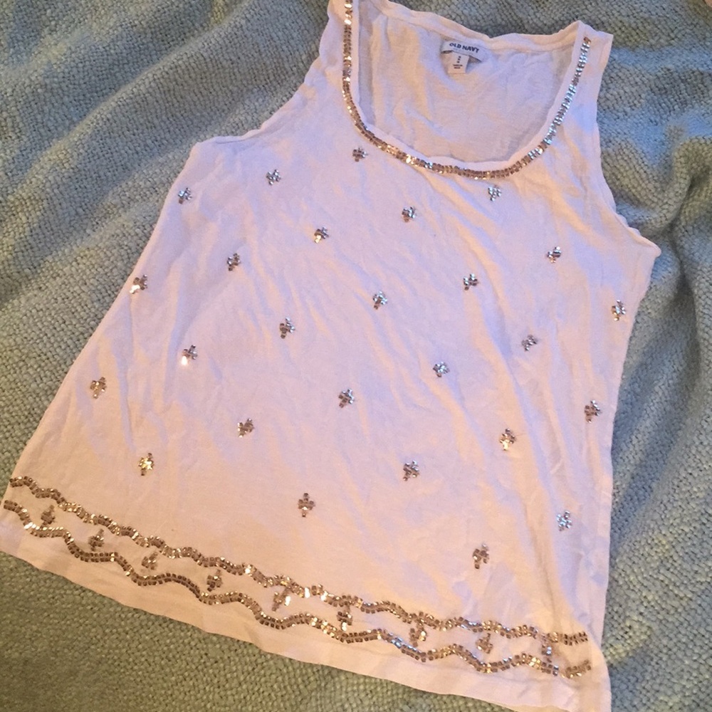 Sequined tank!